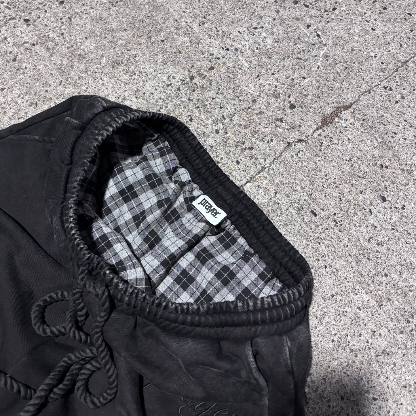 BLACK. LINED BAGGY SWEATS. PREORDER (check insta!!)