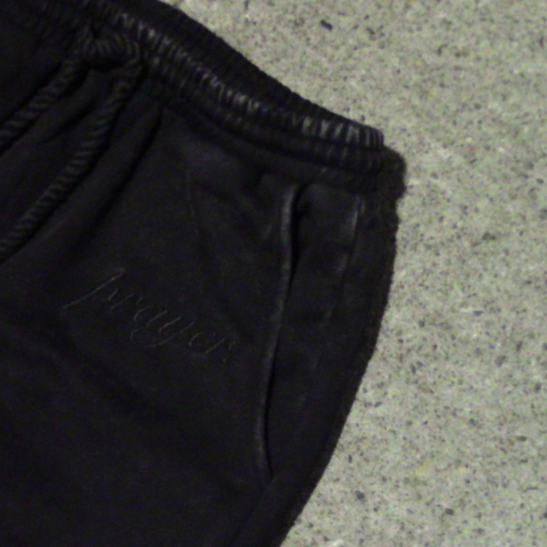 BLACK. LINED BAGGY SWEATS. PREORDER (check insta!!)