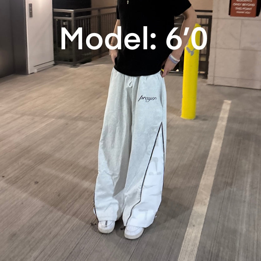 GRAY. LINED BAGGY SWEATS. PREORDER! (check insta!!)