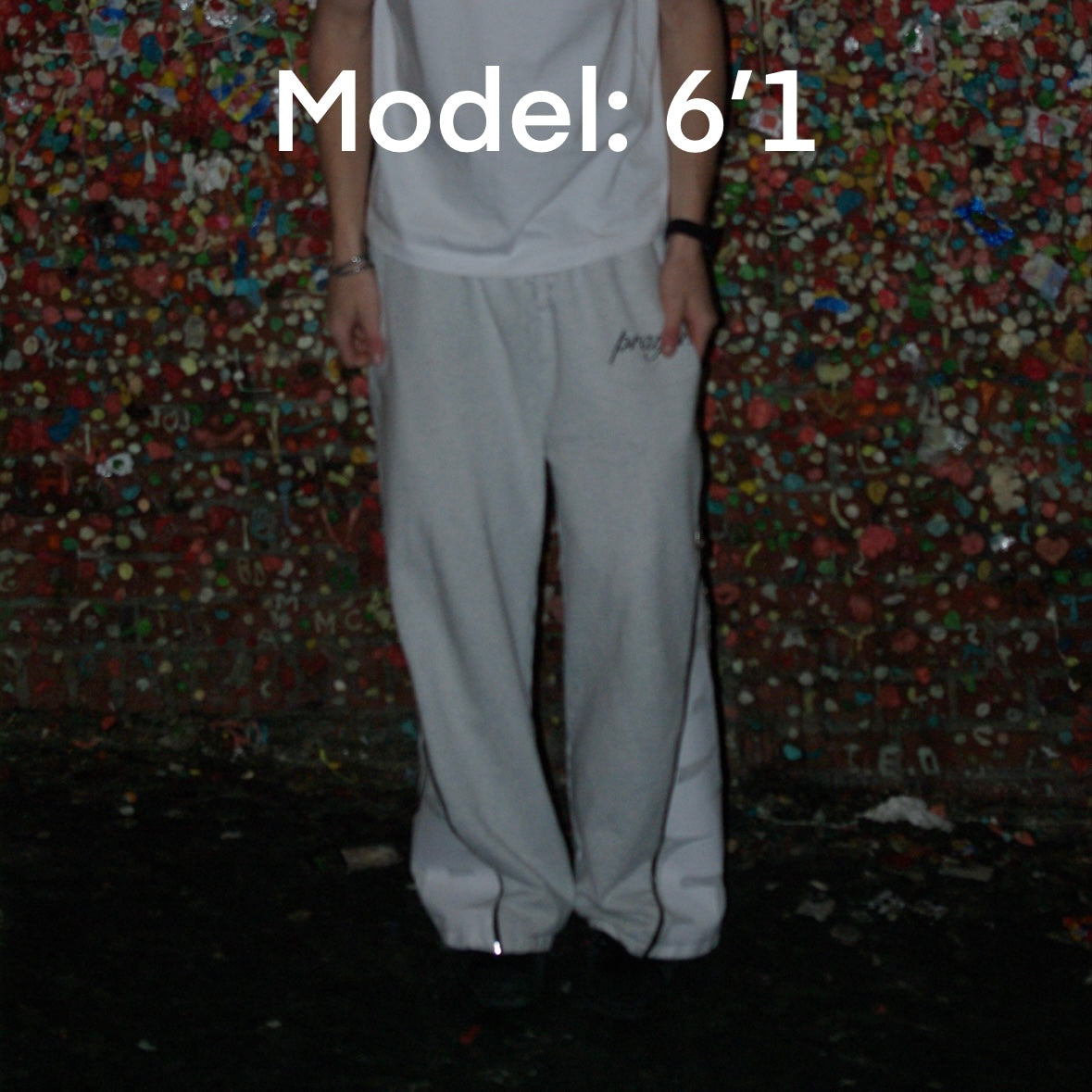 GRAY. LINED BAGGY SWEATS. PREORDER! (check insta!!)