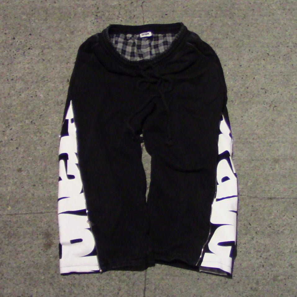 BLACK. LINED BAGGY SWEATS. PREORDER (check insta!!)